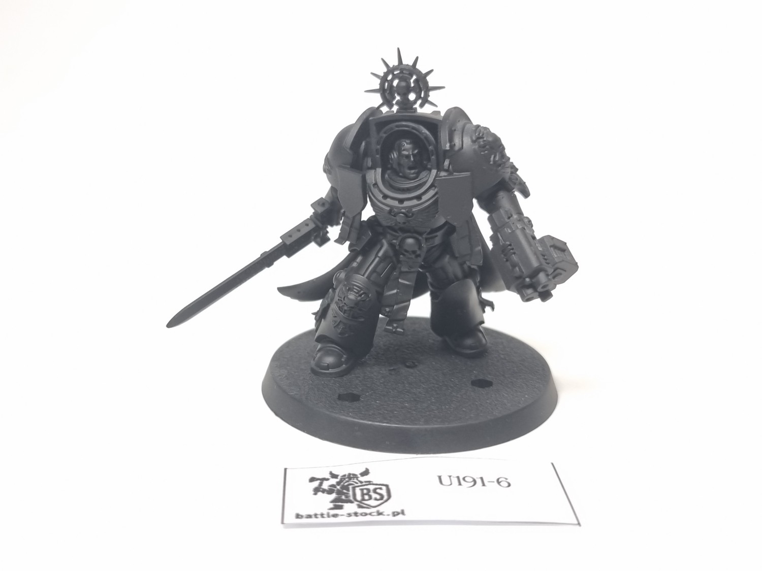 captain in terminator armour