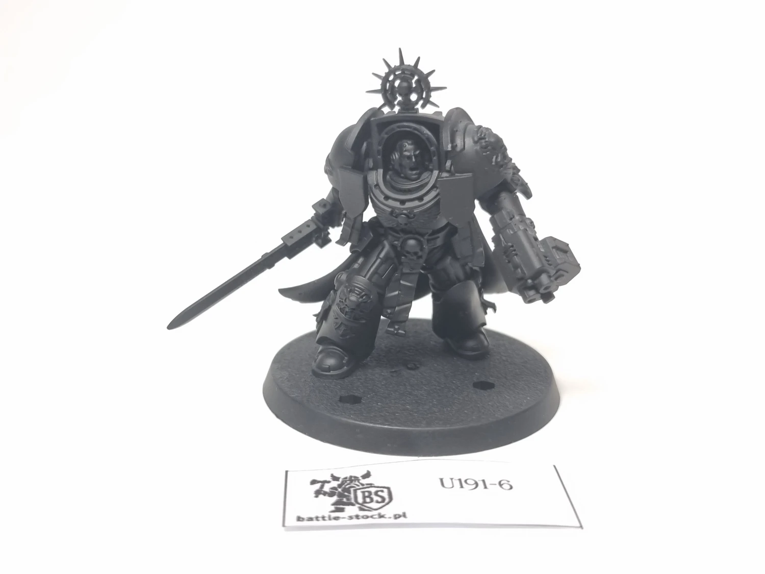 captain in terminator armour