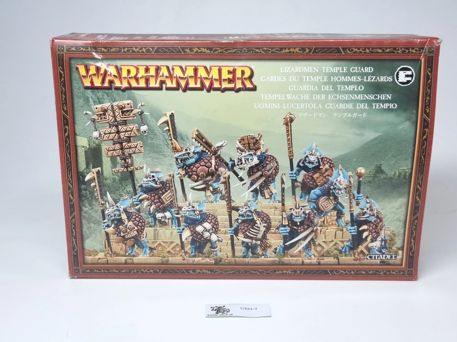 lizardmen temple guard zestaw