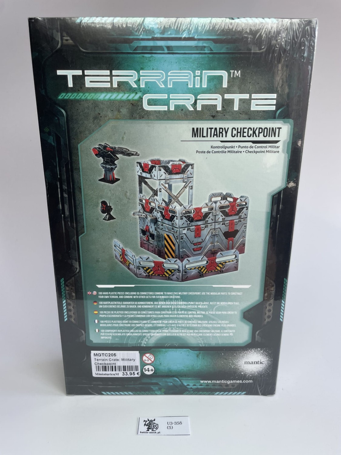 Mantic terrain crate Military checkpoint