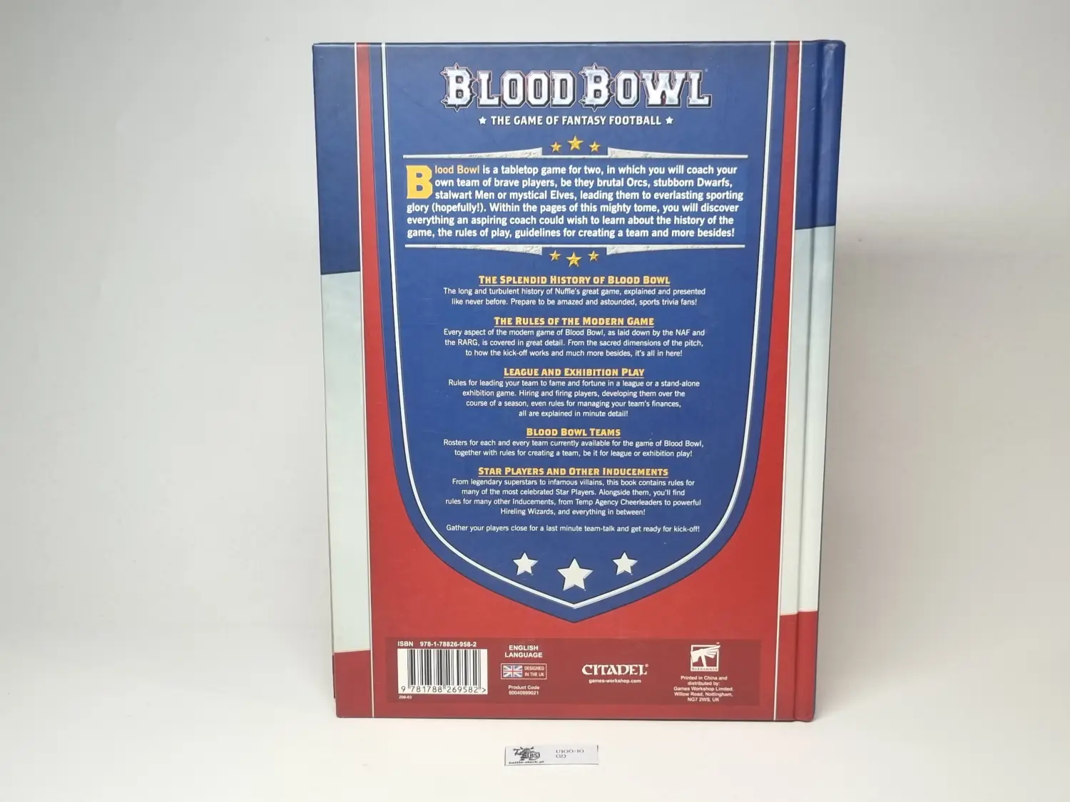 Blood bowl official rules