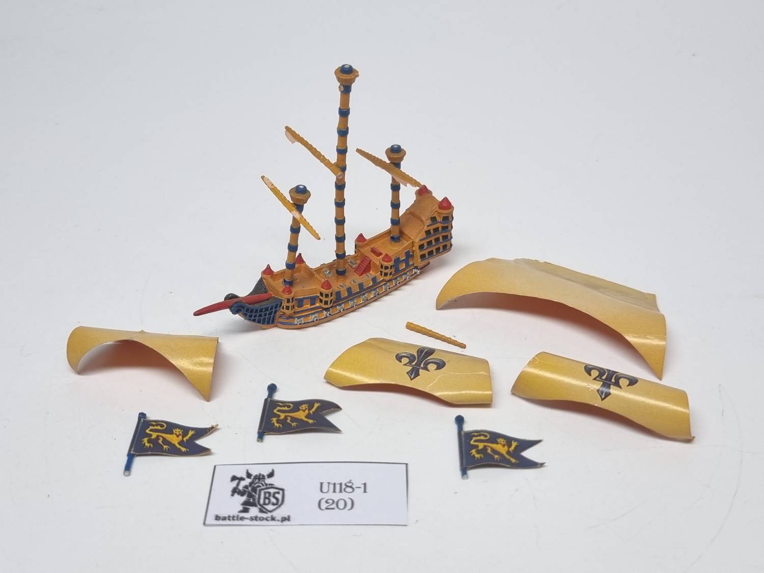 man o war bretonnian galleon