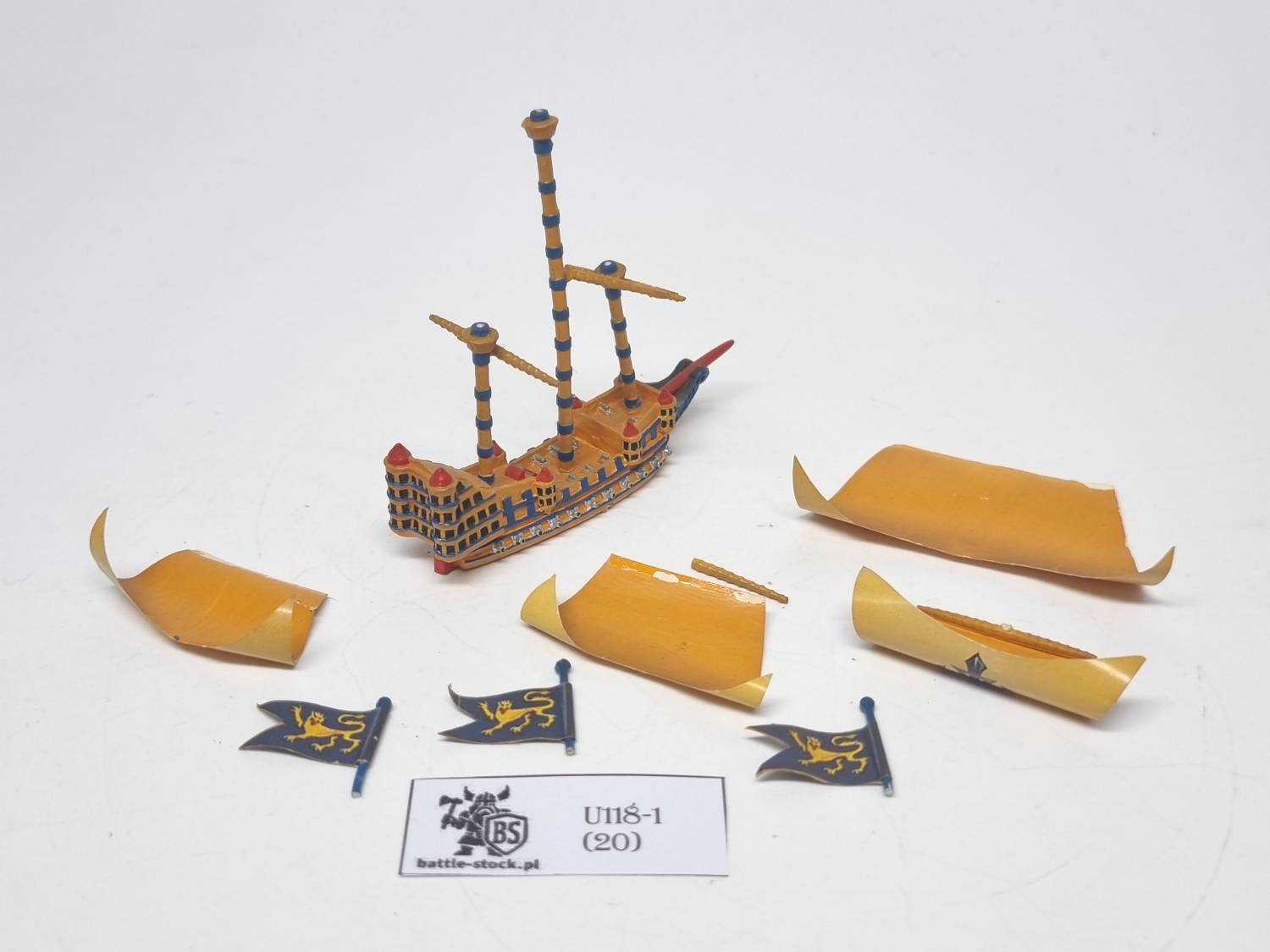 man o war bretonnian galleon