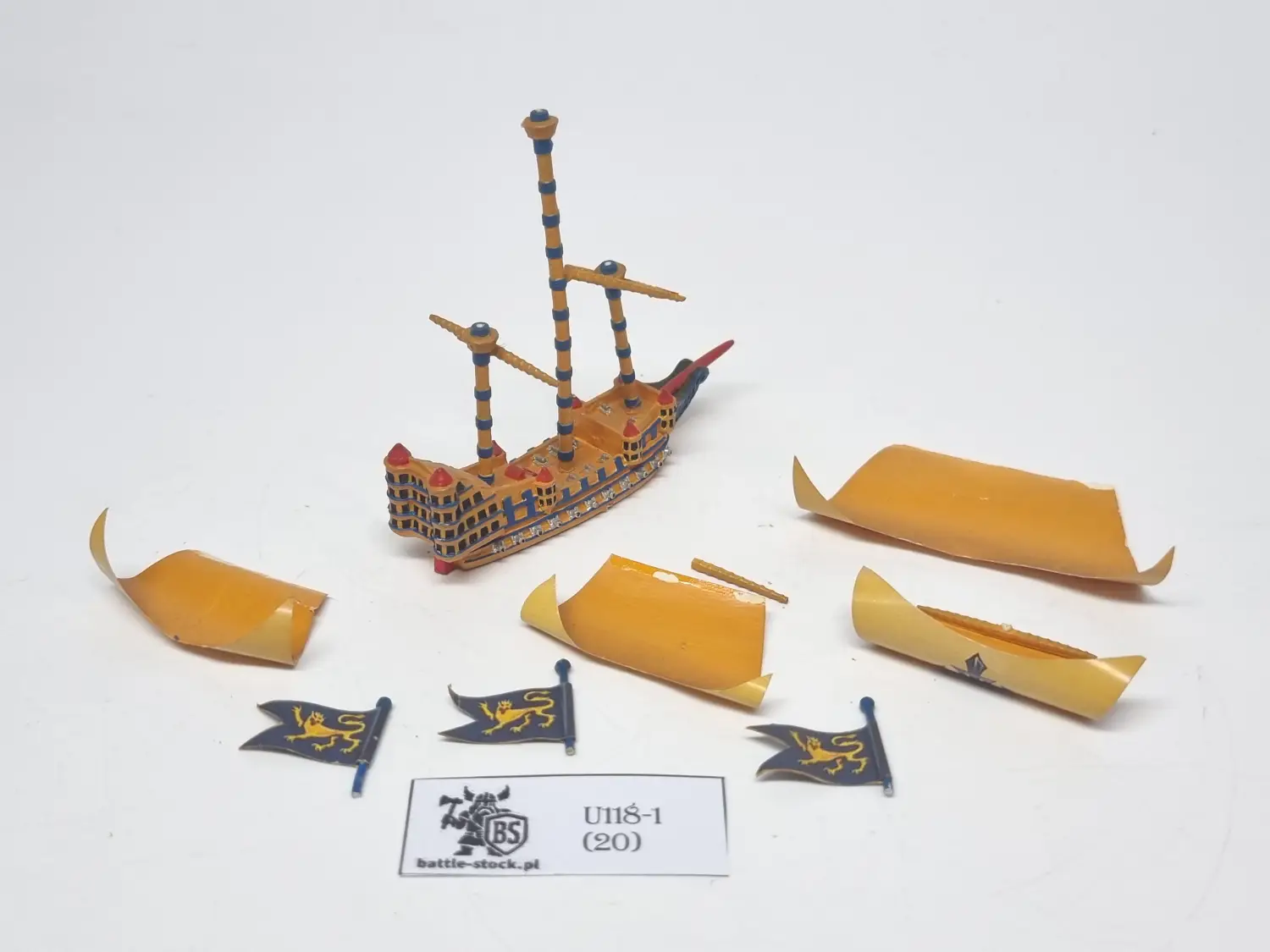 man o war bretonnian galleon