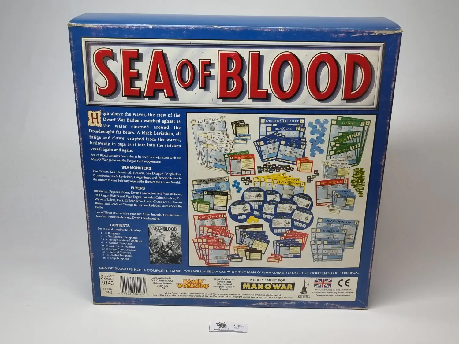 Man o war sea of blood