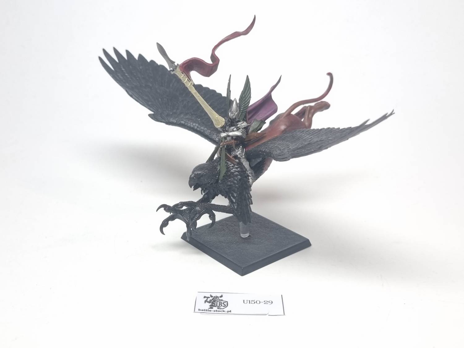 high elf prince on griffon