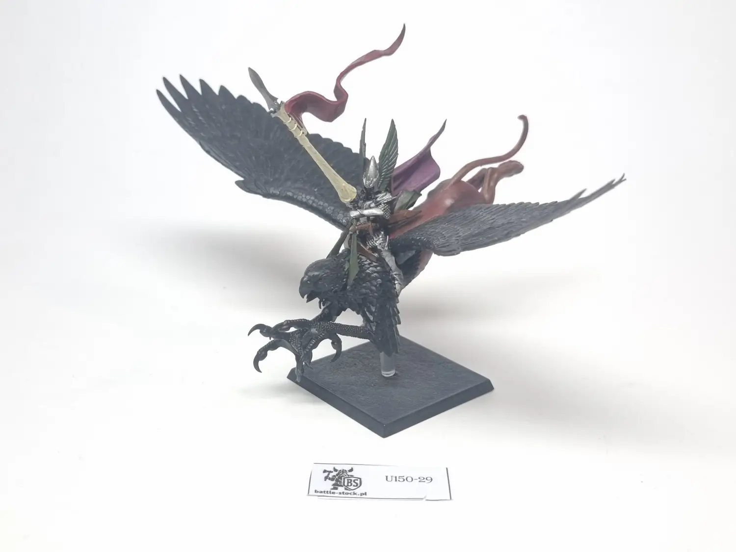 high elf prince on griffon