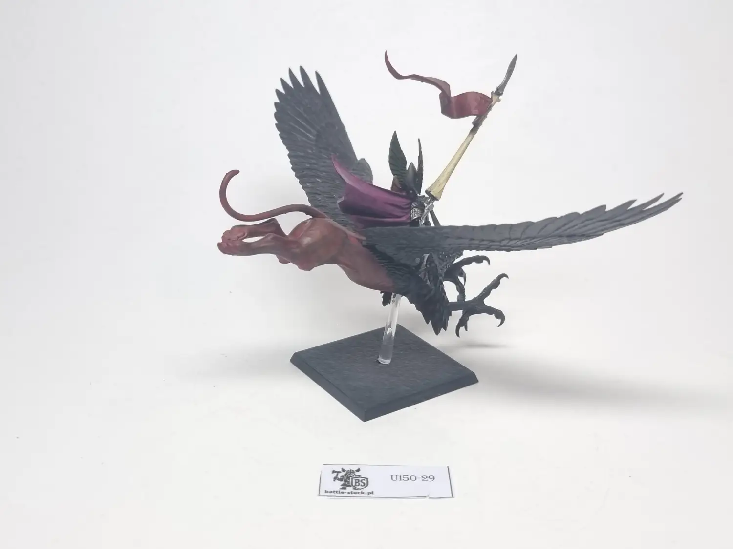 high elf prince on griffon