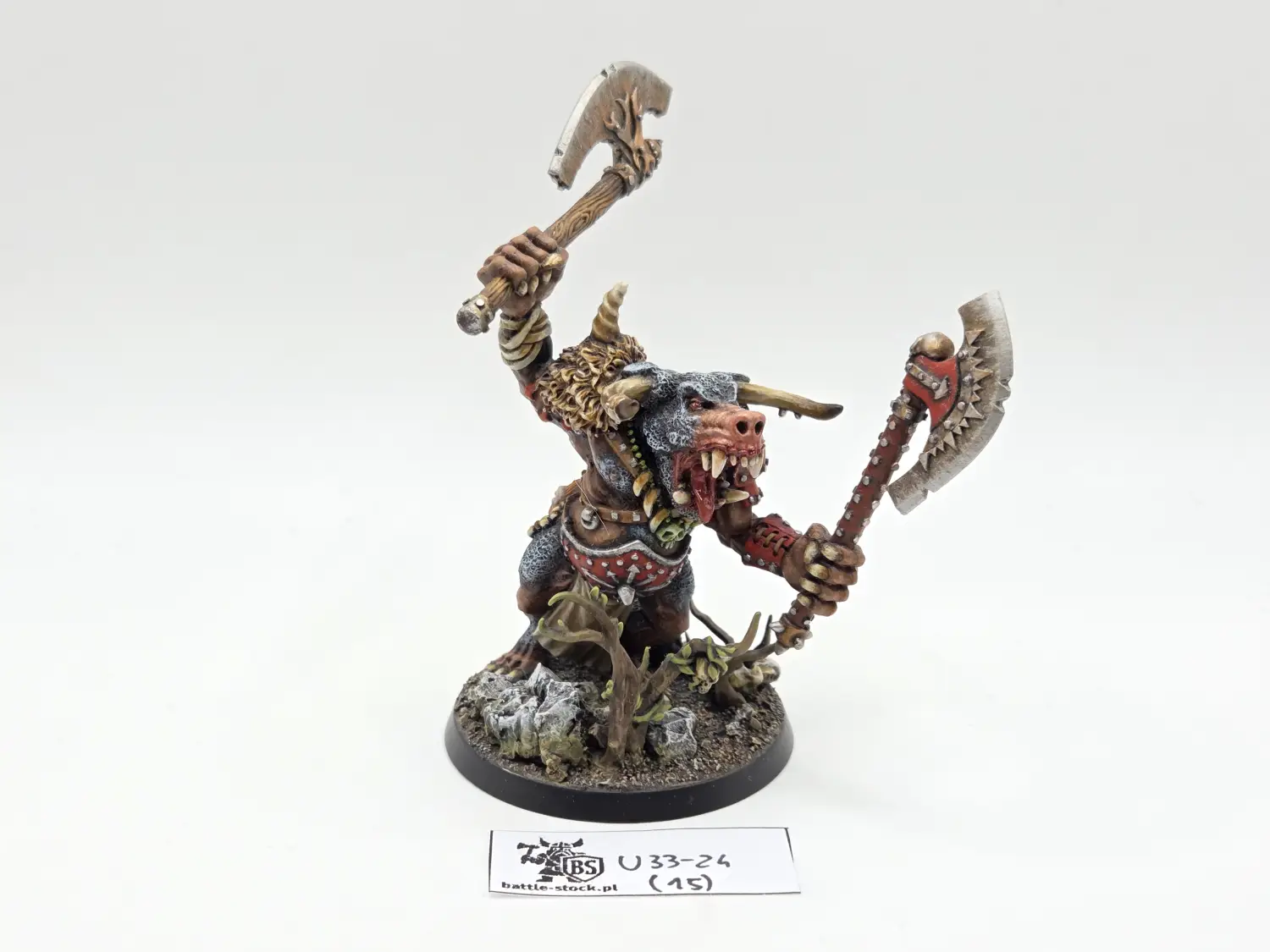 beastmen metal minotaur lord TT+