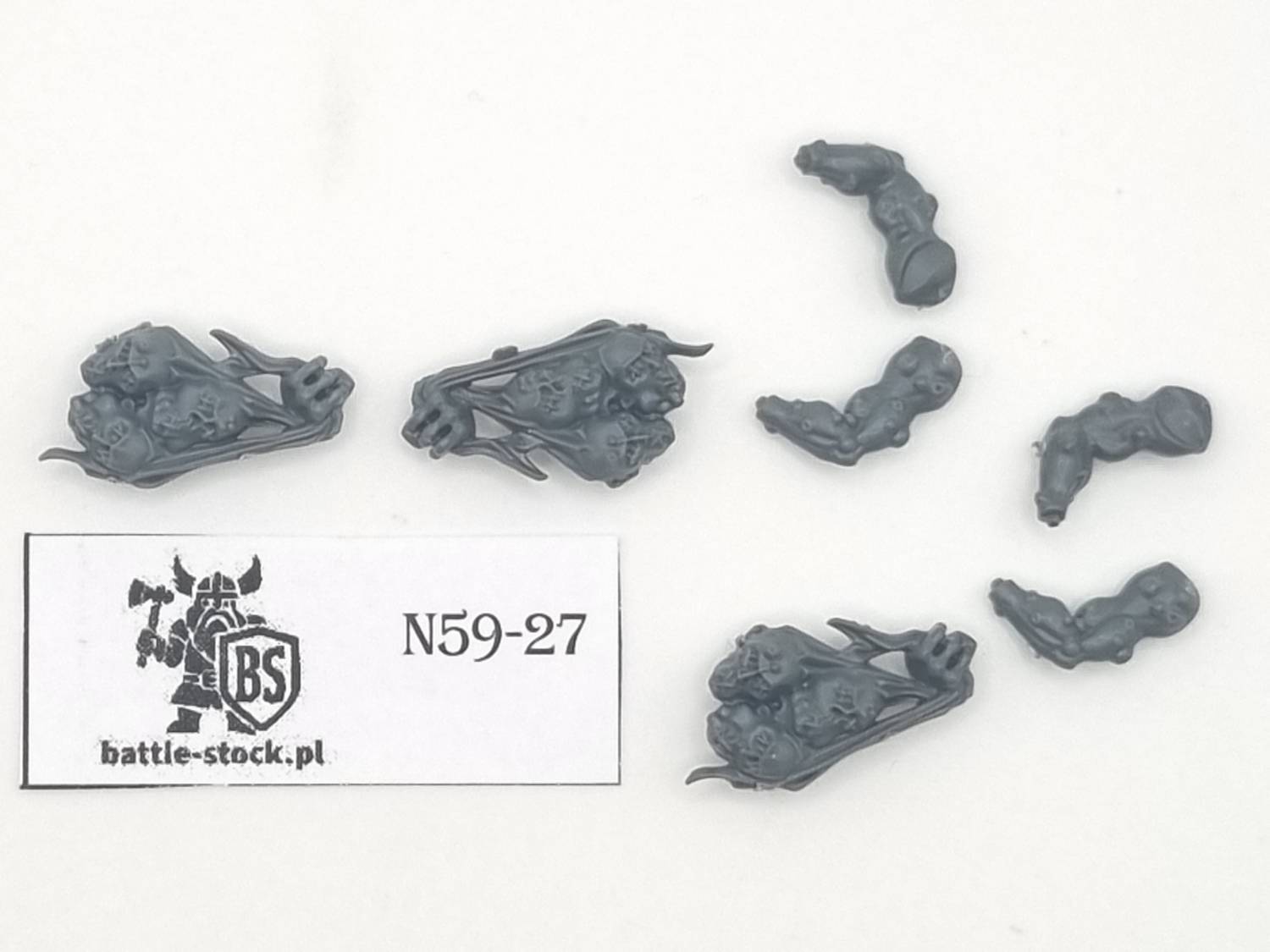 bitsy nurgle / death guard rączki z główkami plague bearers