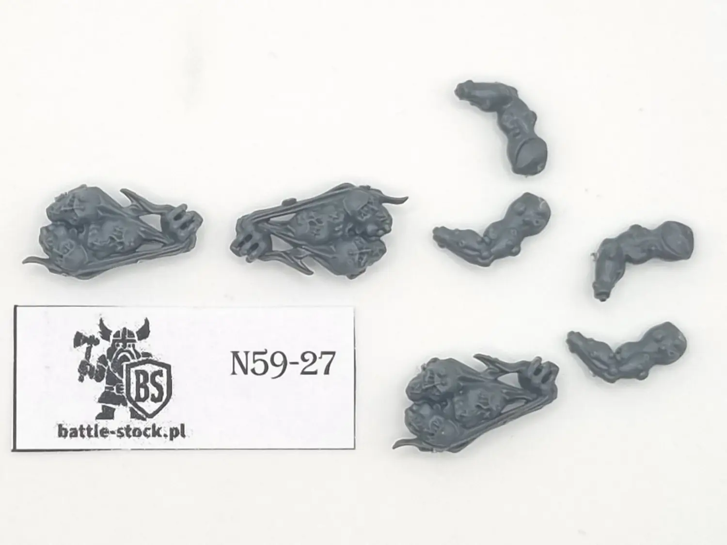 bitsy nurgle / death guard rączki z główkami plague bearers