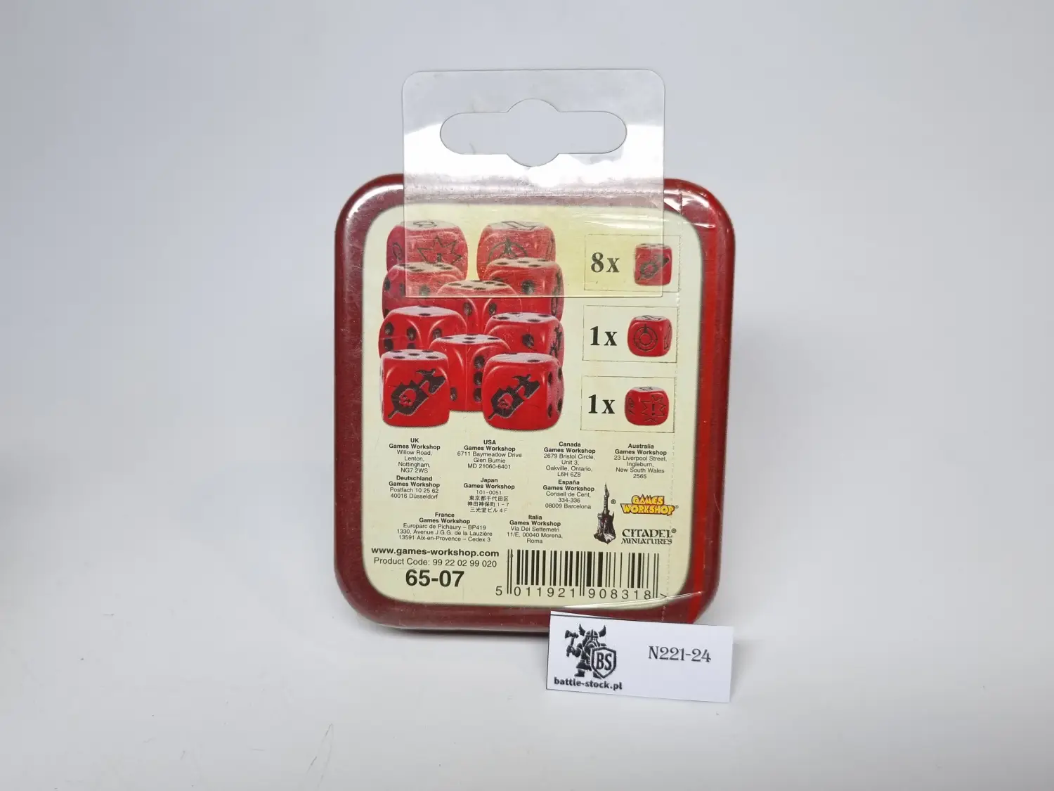 warhammer fantasy battle dice set