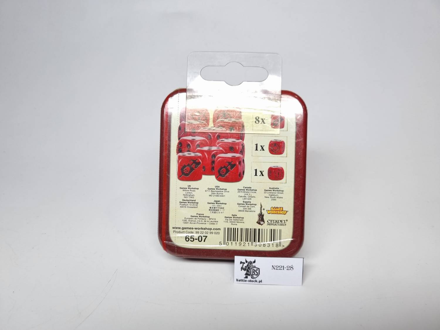 warhammer fantasy battle dice set