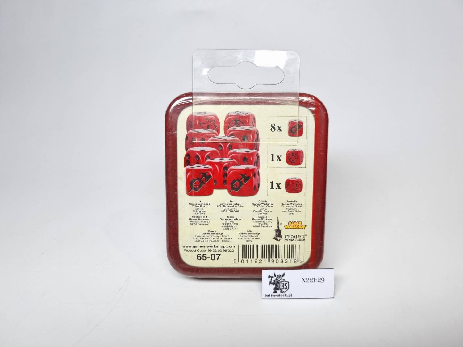warhammer fantasy battle dice set