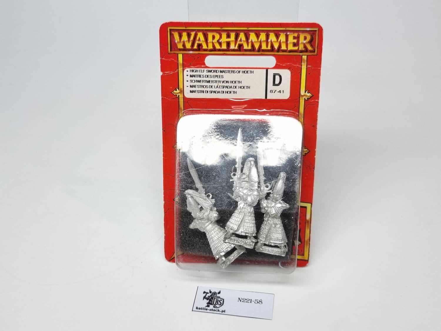 high elf sword masters of hoeth