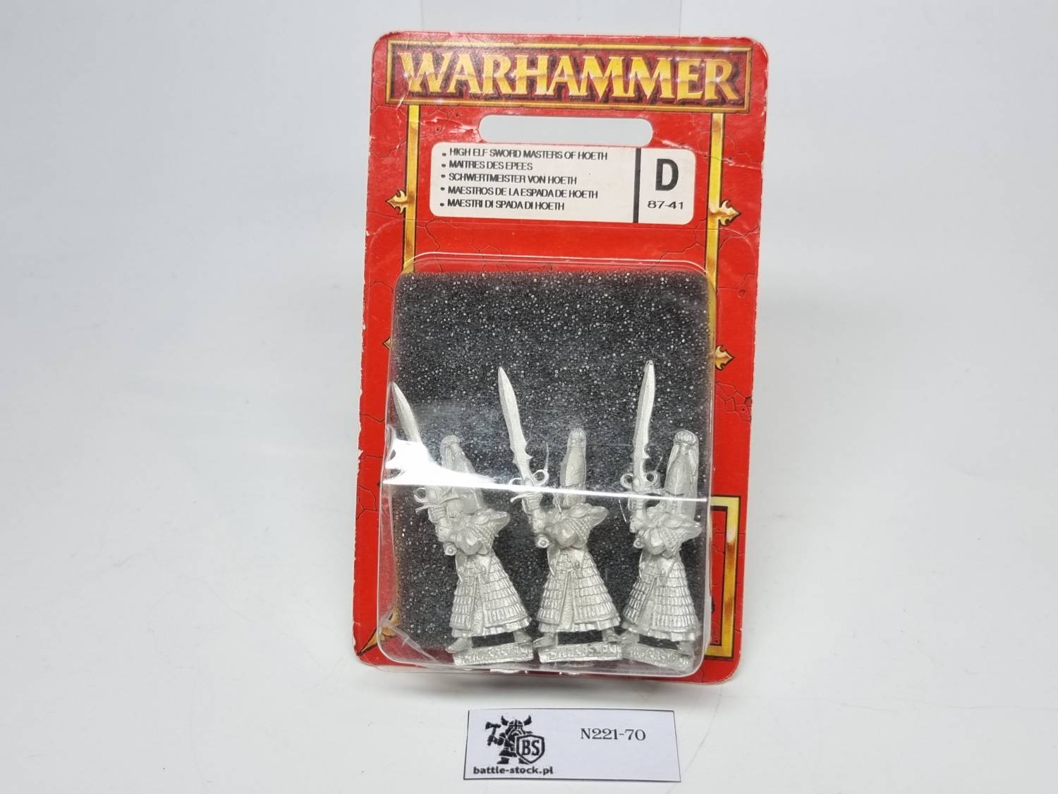 high elf sword masters of hoeth
