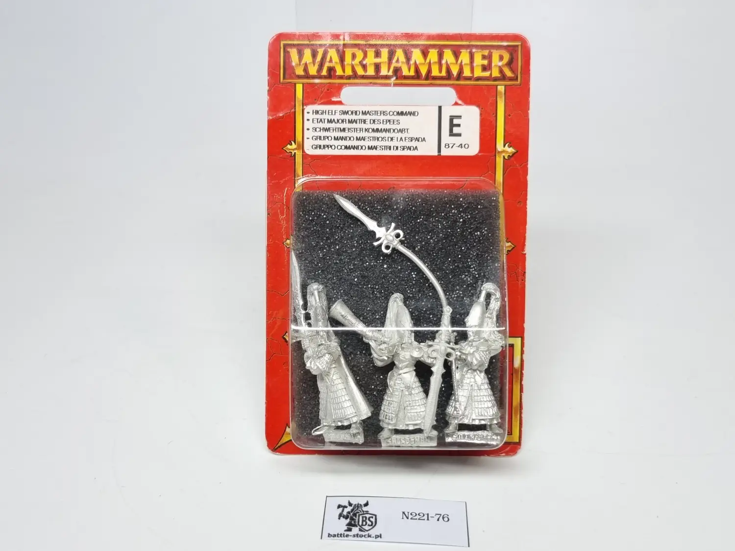 high elf sword masters command