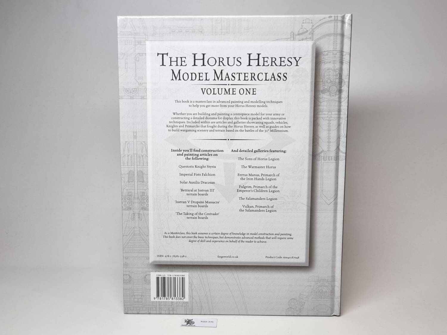 The Horus Heresy Model Masterclass Volume one