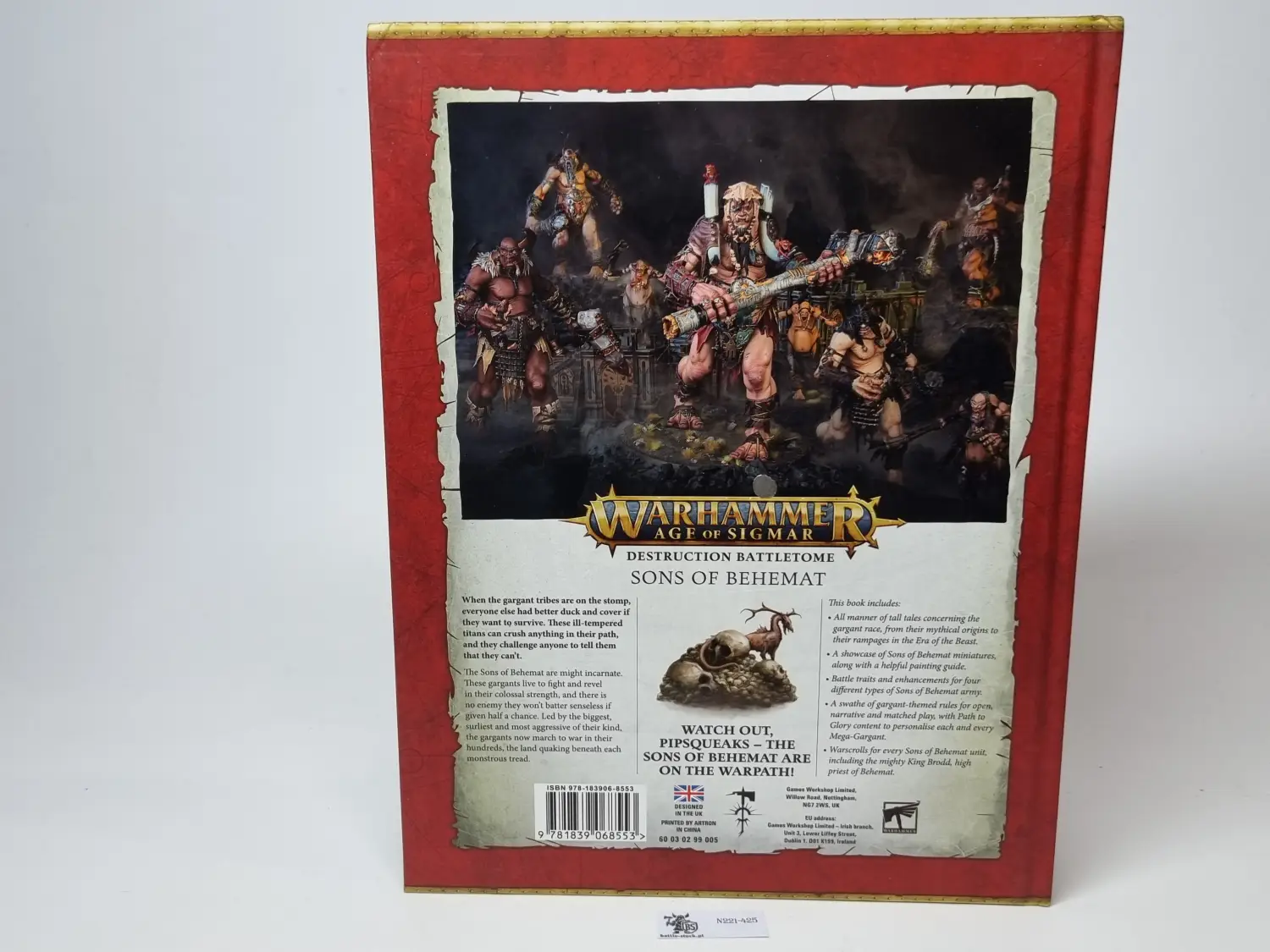 destruction battletome sons of behemat