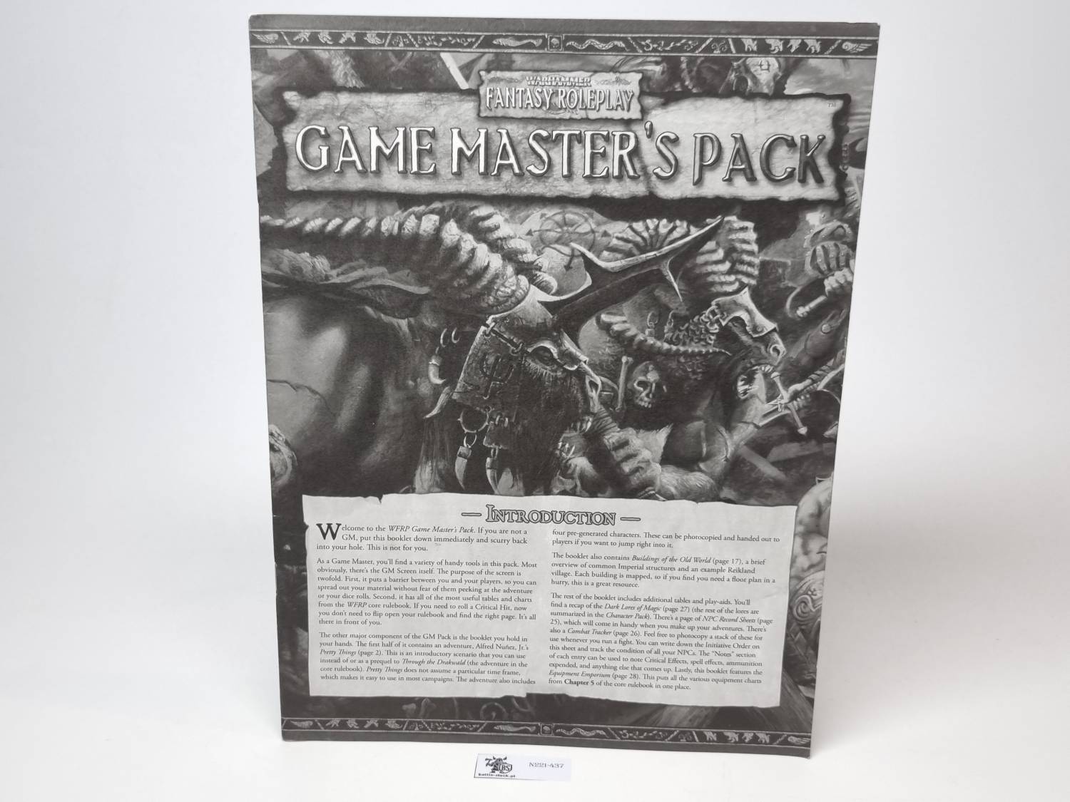 Fantasy roleplay game master's pack