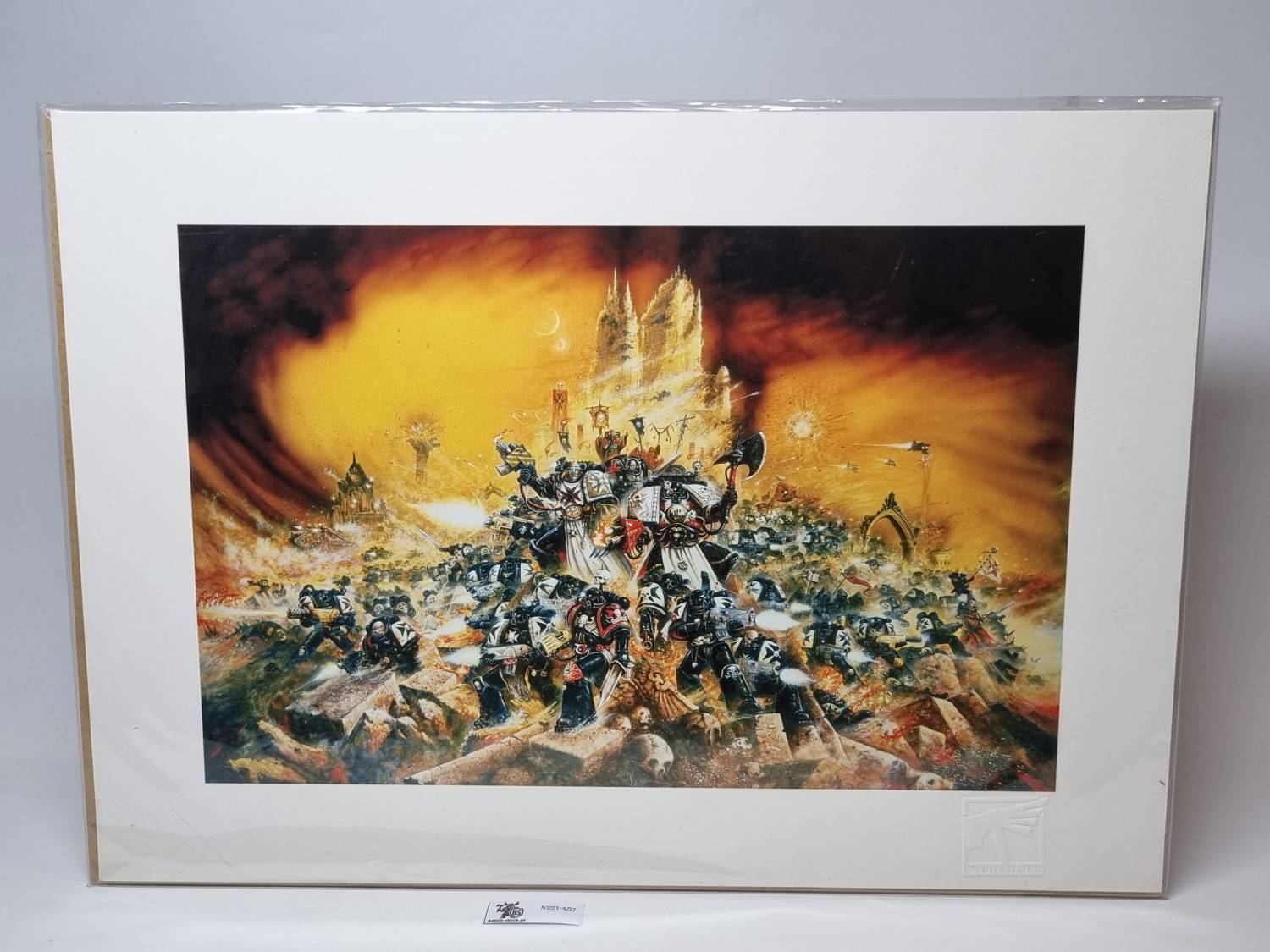 Black templars art print