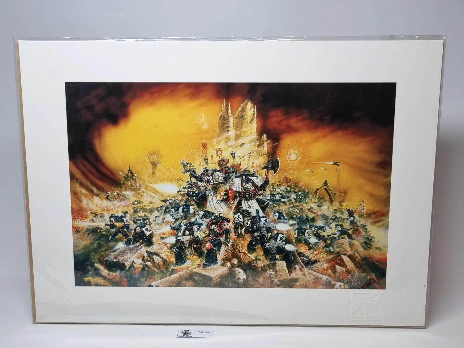 Black templars art print