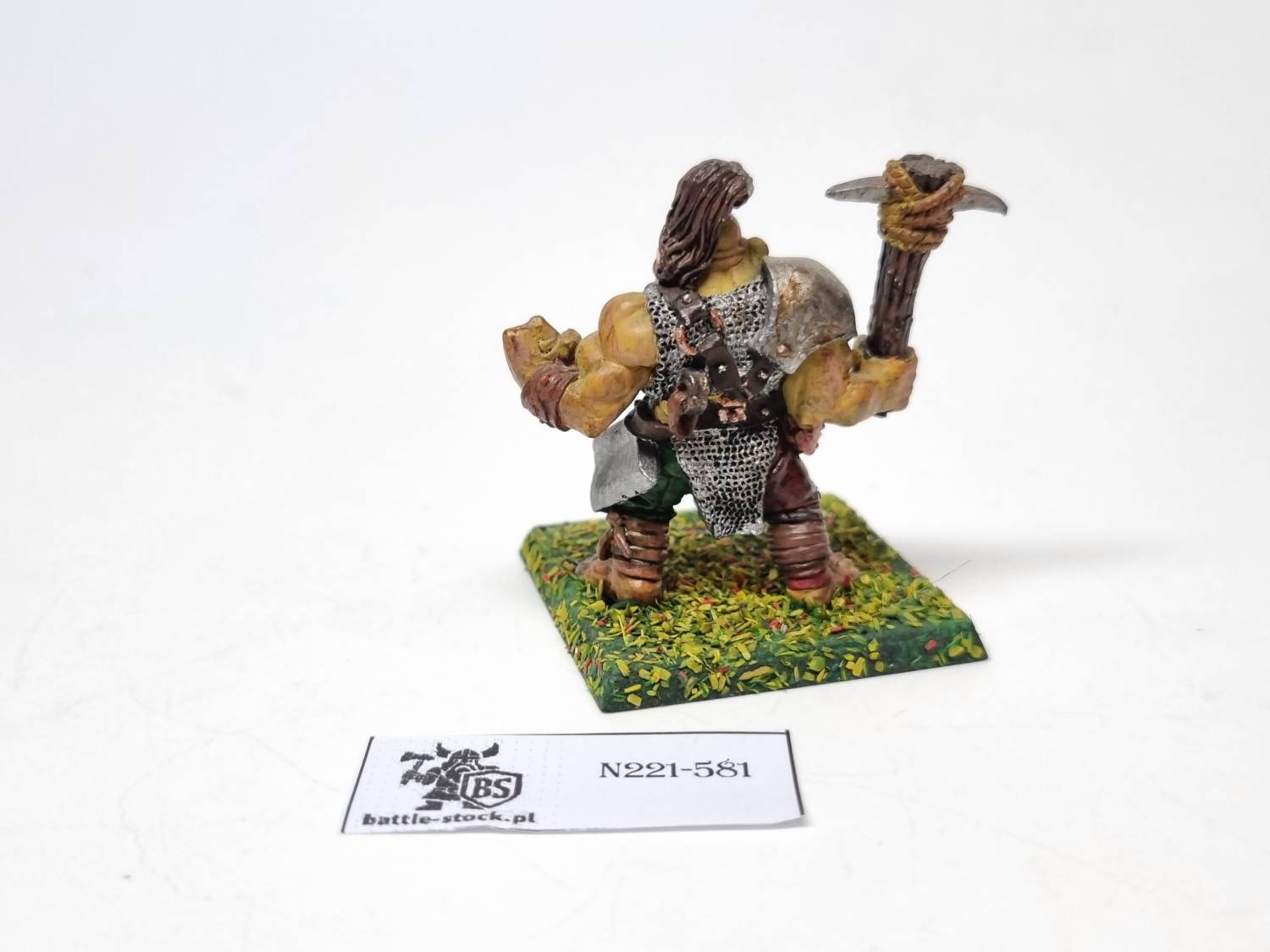 ogre with spiked club 1993 metal