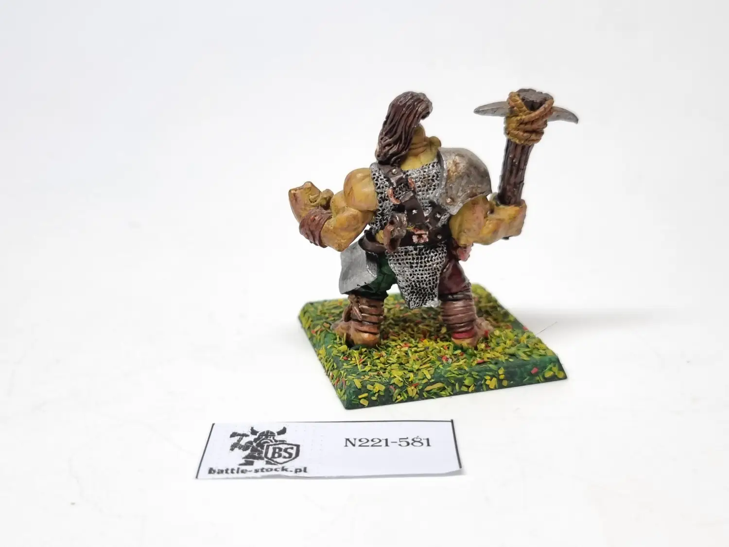 ogre with spiked club 1993 metal