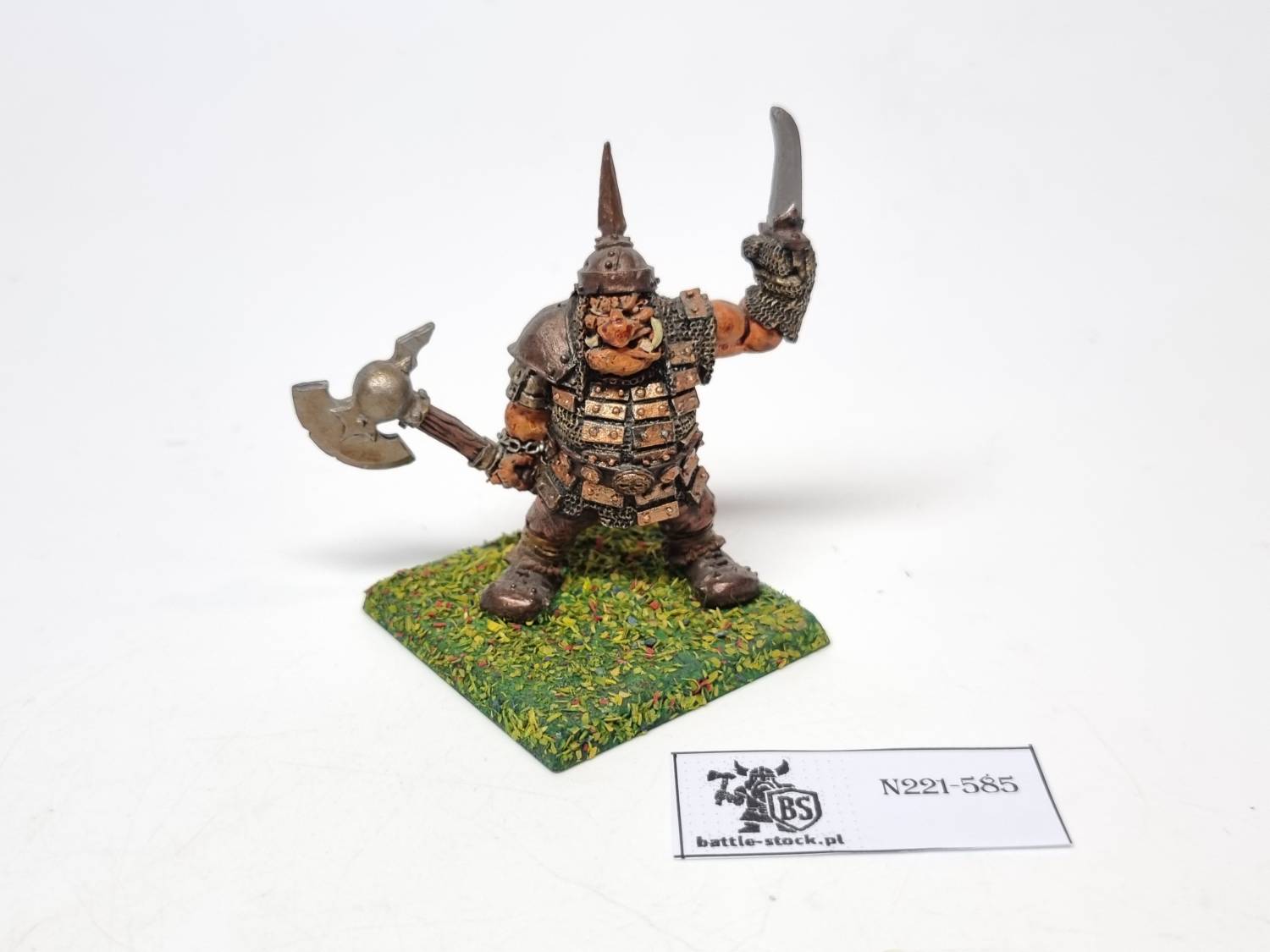 Ogre with Axe &amp; Spike 1993 metal