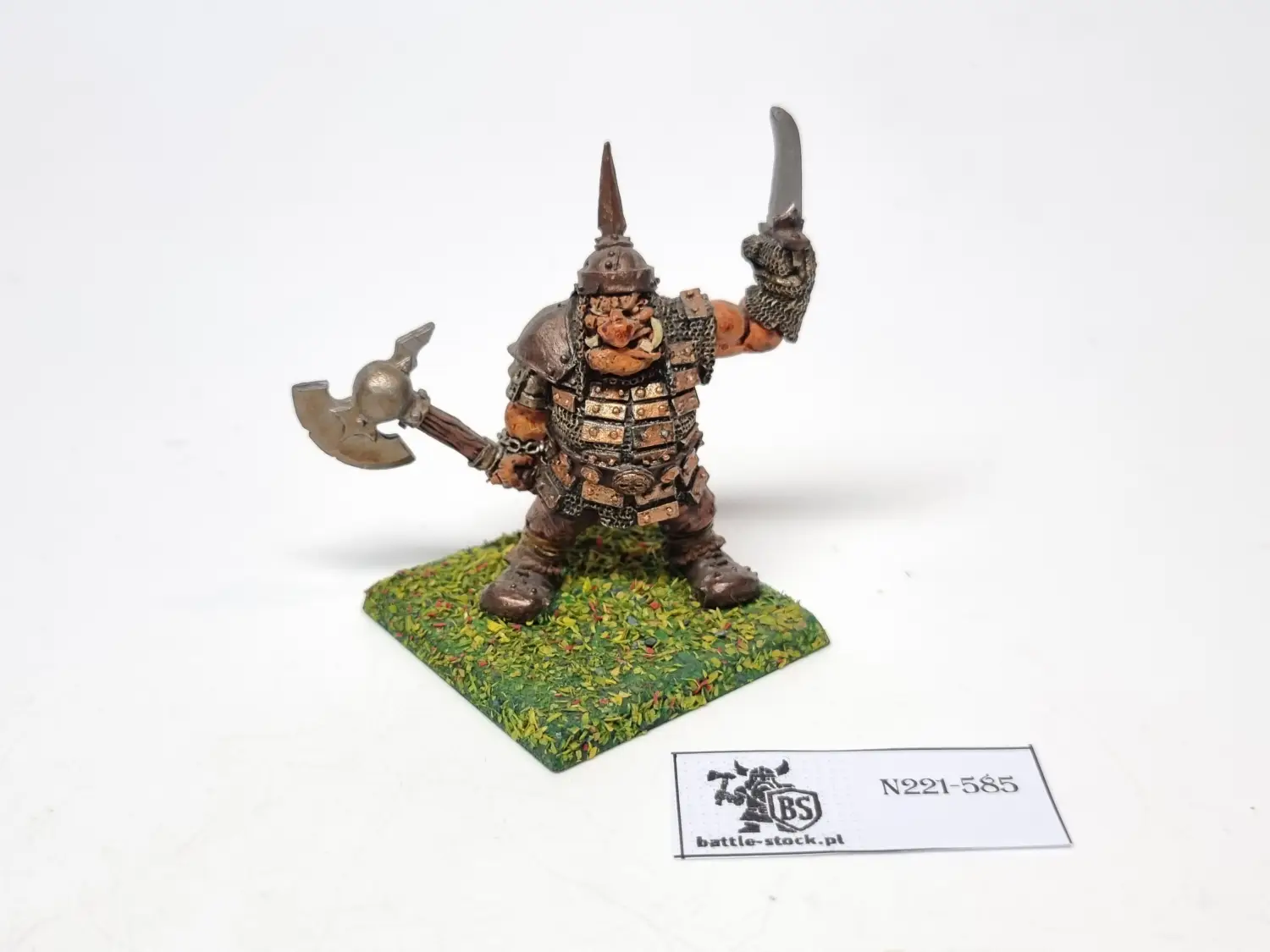 Ogre with Axe &amp; Spike 1993 metal