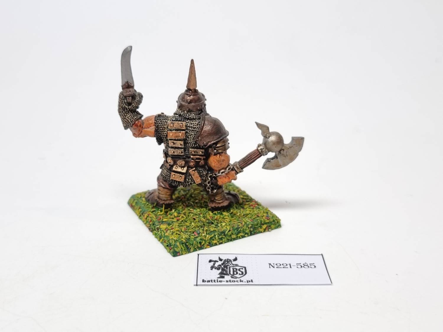 Ogre with Axe &amp; Spike 1993 metal