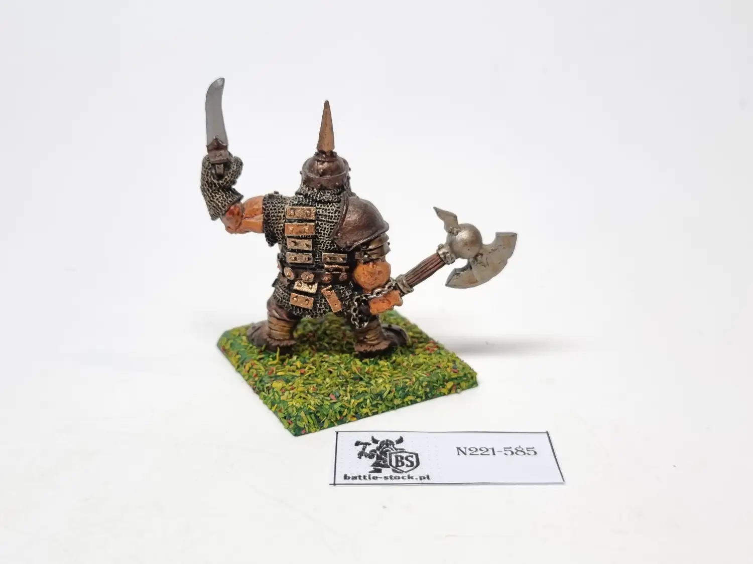 Ogre with Axe &amp; Spike 1993 metal