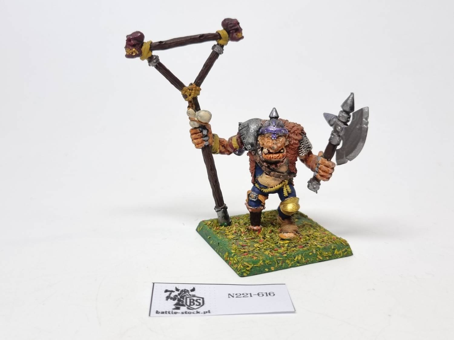 Golgfag’s Mercenary Ogre banner metal