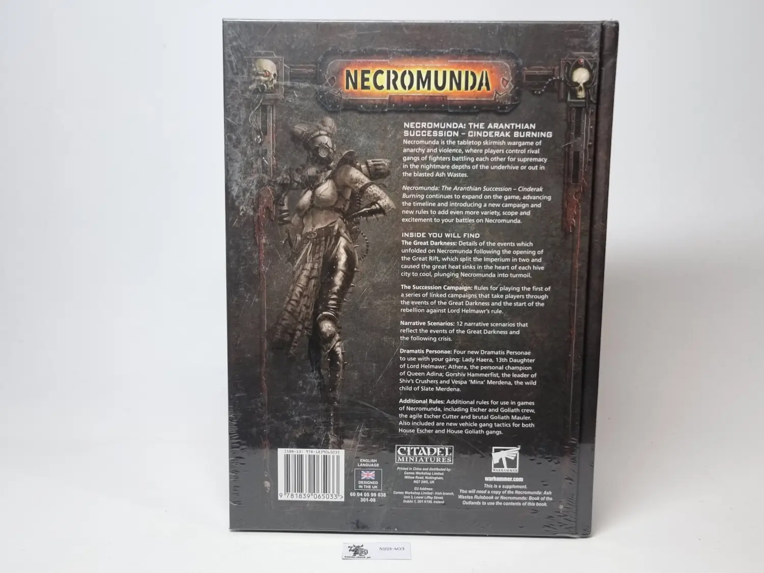 Necromunda The aranthian succession cinderak burning
