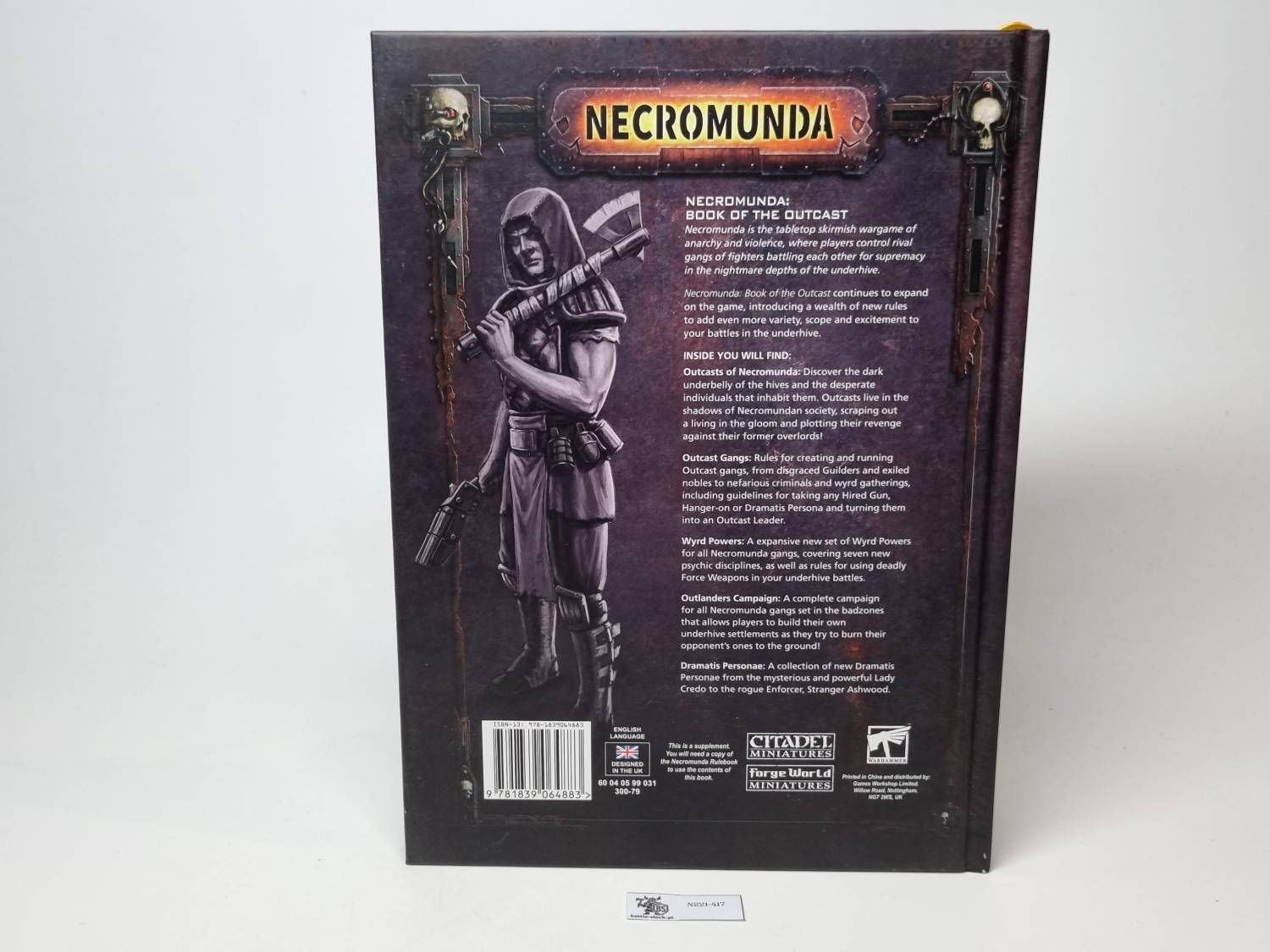 Necromunda Book of the outcast