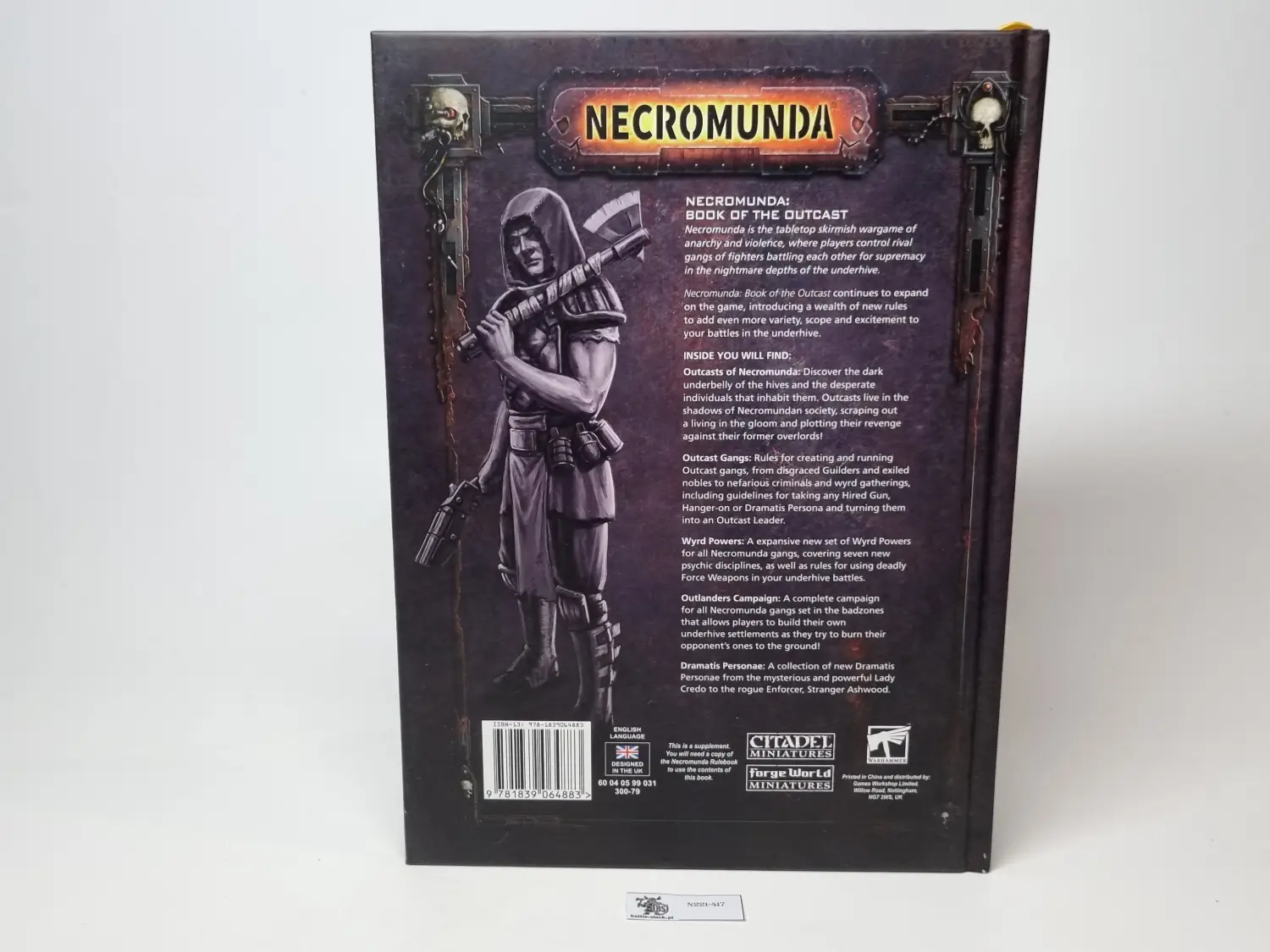 Necromunda Book of the outcast