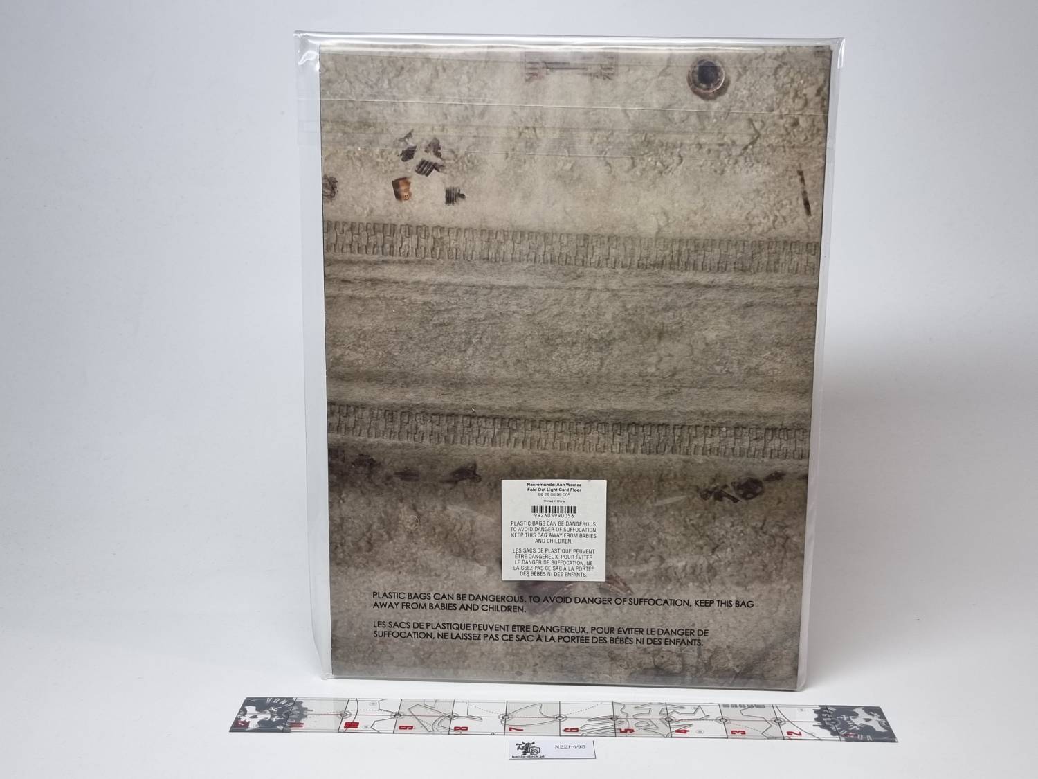 necromunda ash wastes mapka papier + miarka