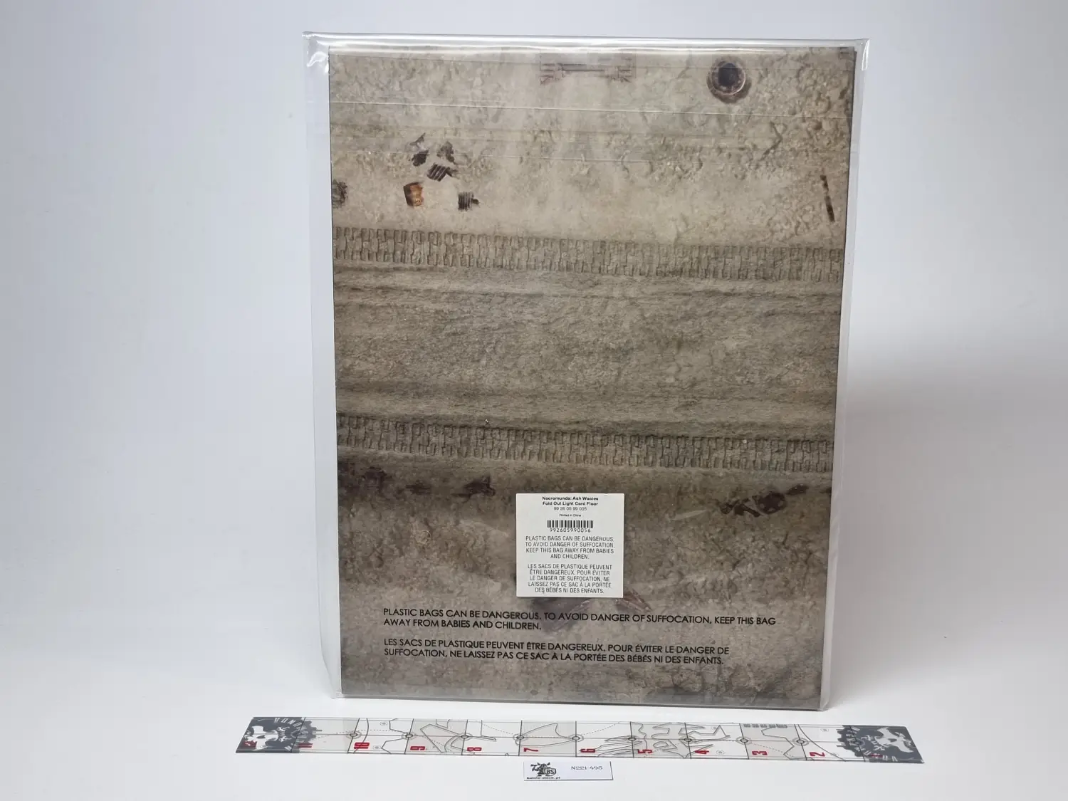 necromunda ash wastes mapka papier + miarka