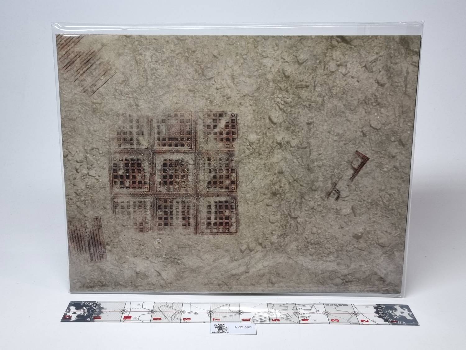necromunda ash wastes mapka papier + miarka