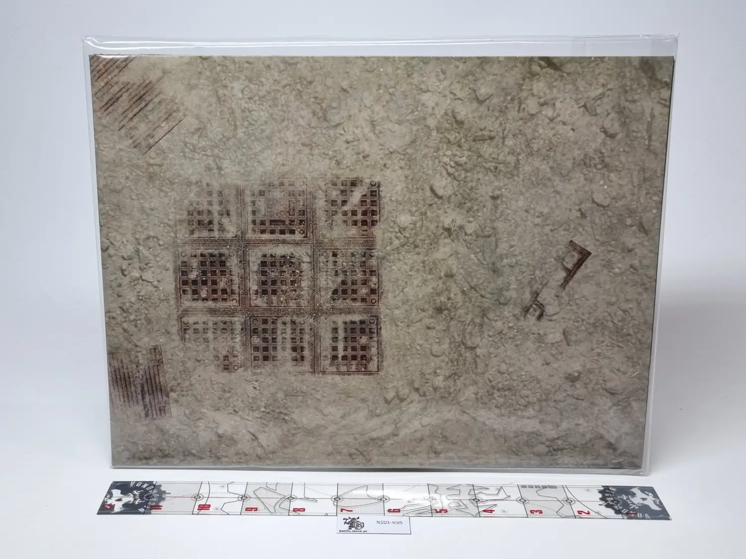 necromunda ash wastes mapka papier + miarka