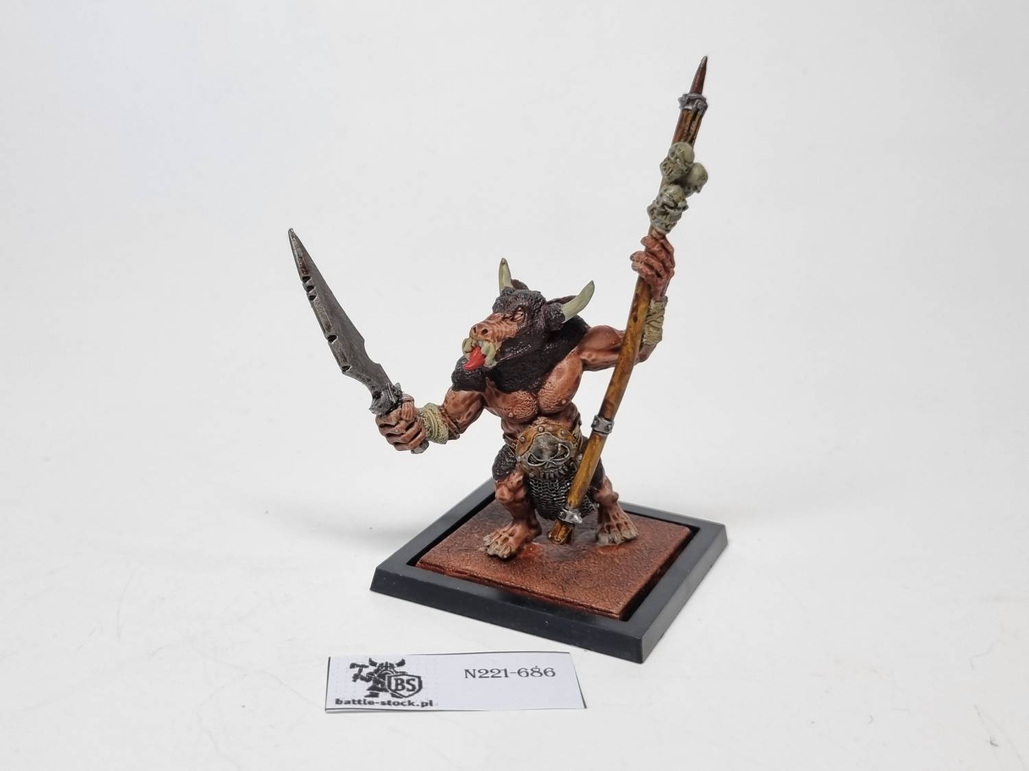 minotaur bannerman metal niekompletny