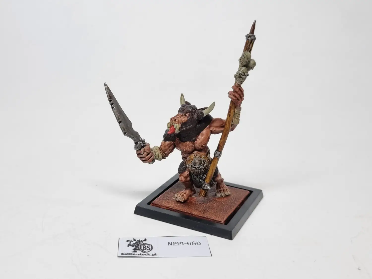 minotaur bannerman metal niekompletny
