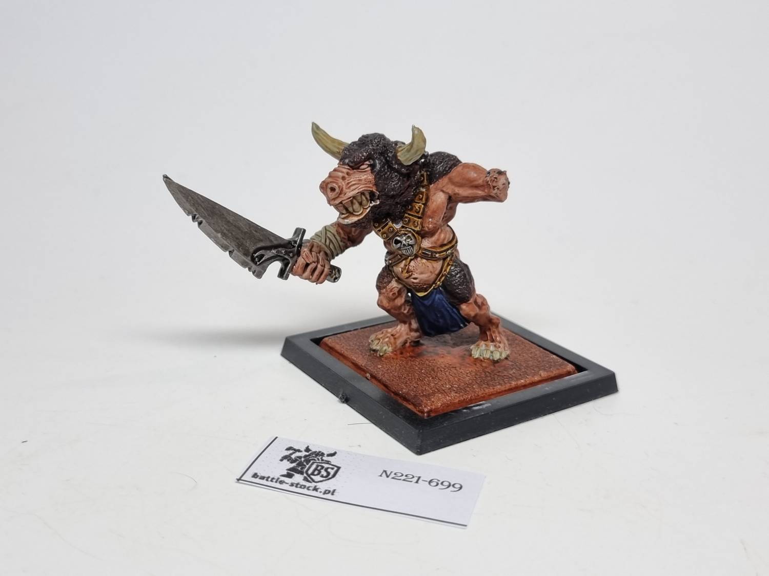 minotaur metal brak rączki