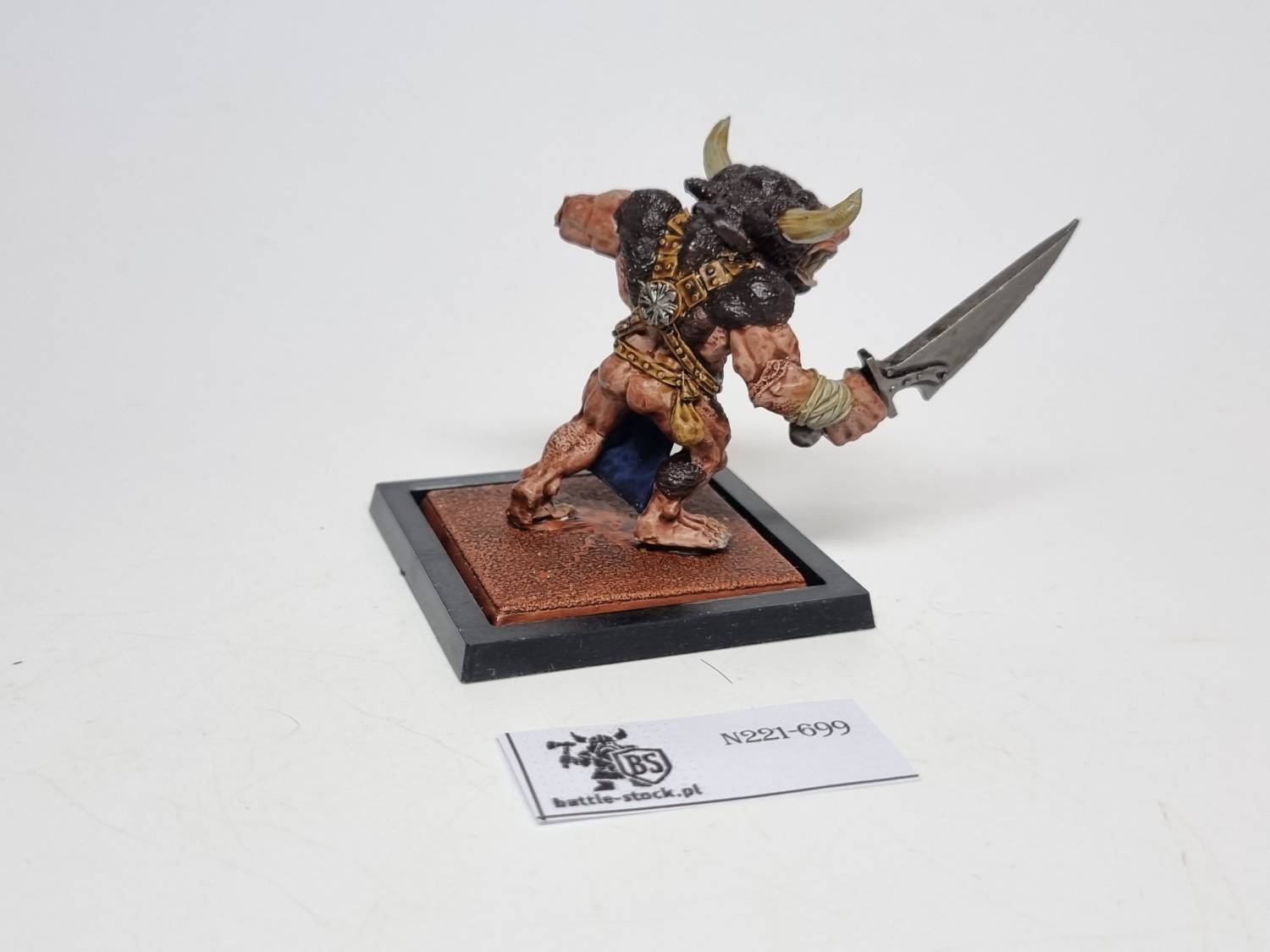minotaur metal brak rączki