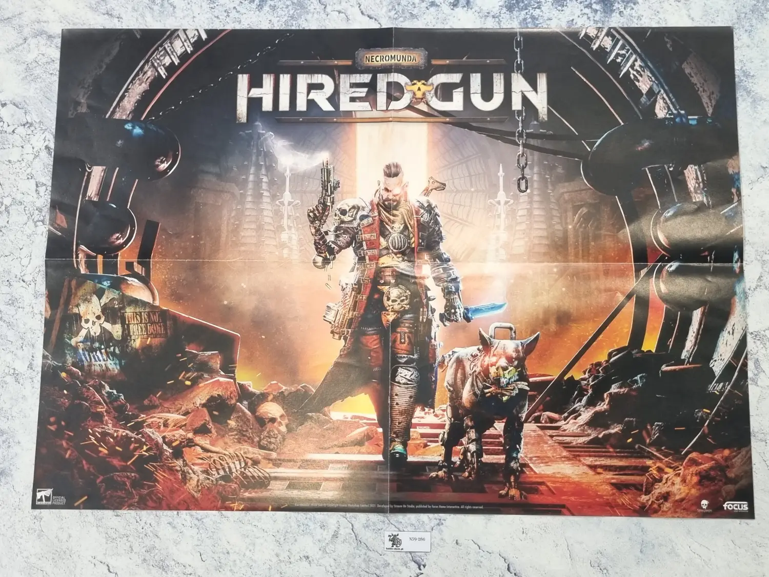 necromunda hired gun plakat