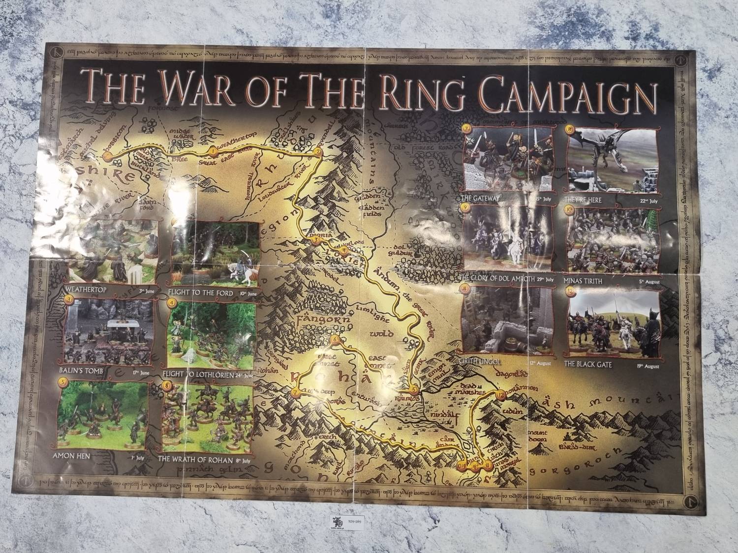 lord of the rings the war of the ting plakat