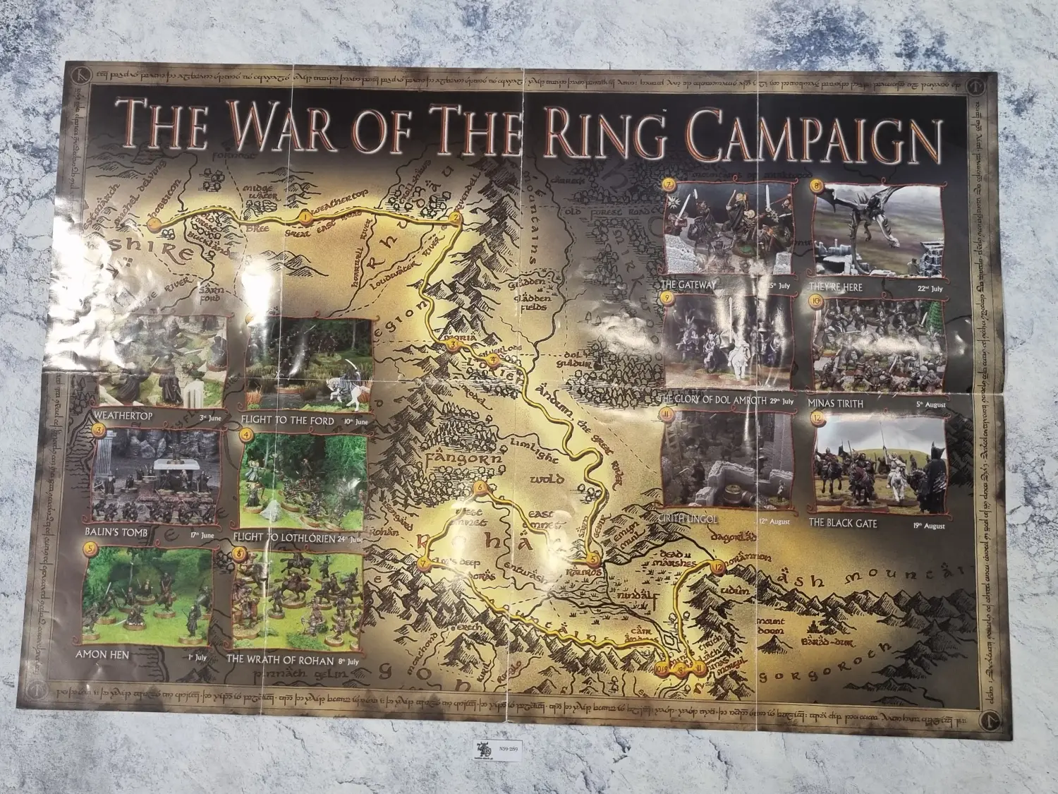 lord of the rings the war of the ting plakat