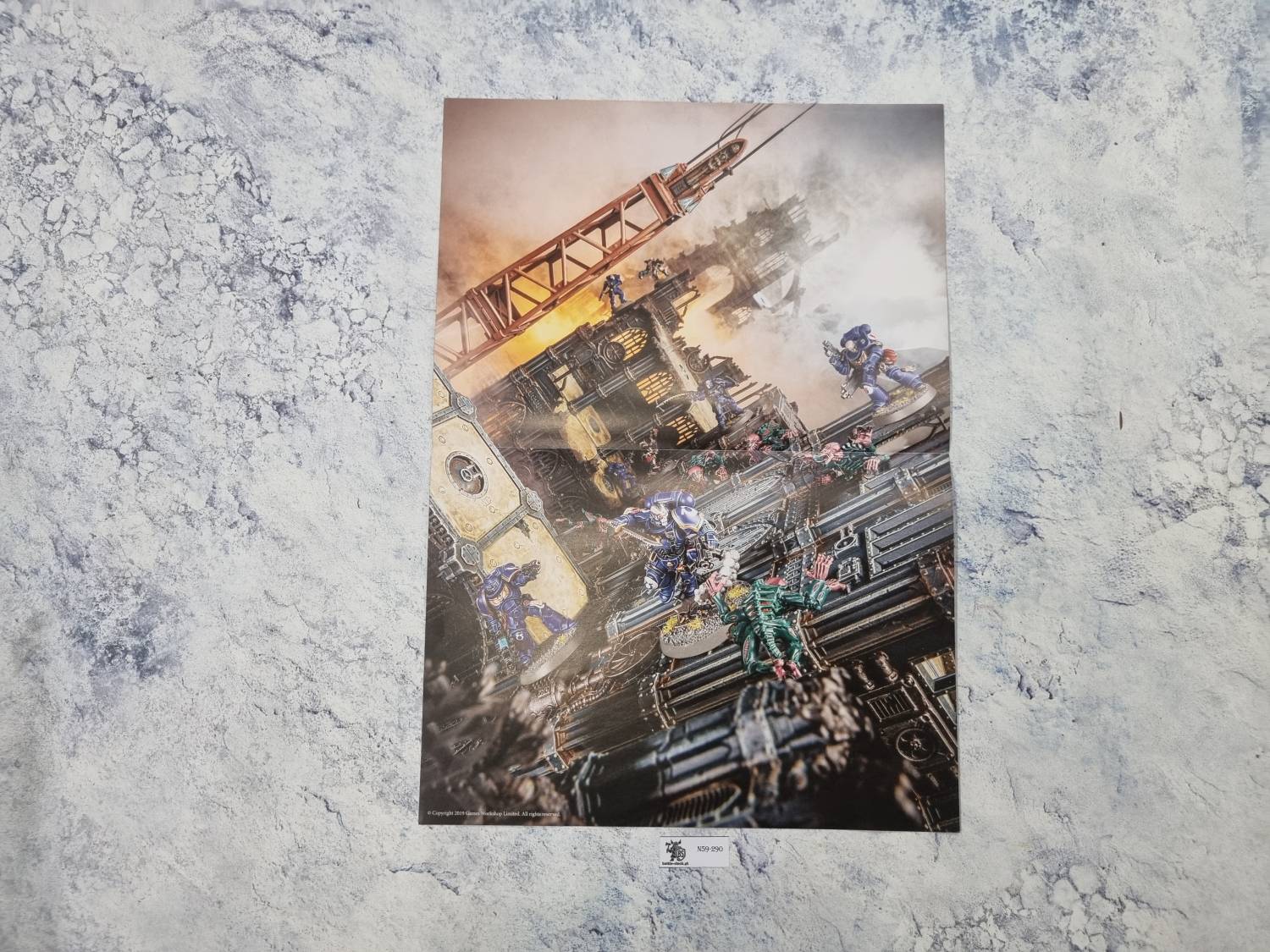 plakat space marines vs GSC