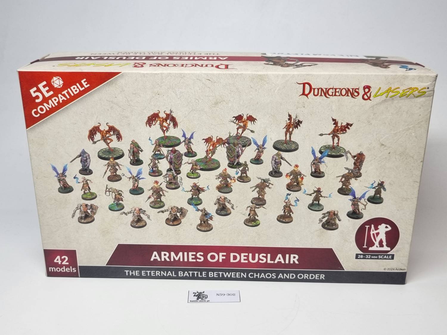 dungeons & lasers wybrakowany zestaw armies of deuslair
