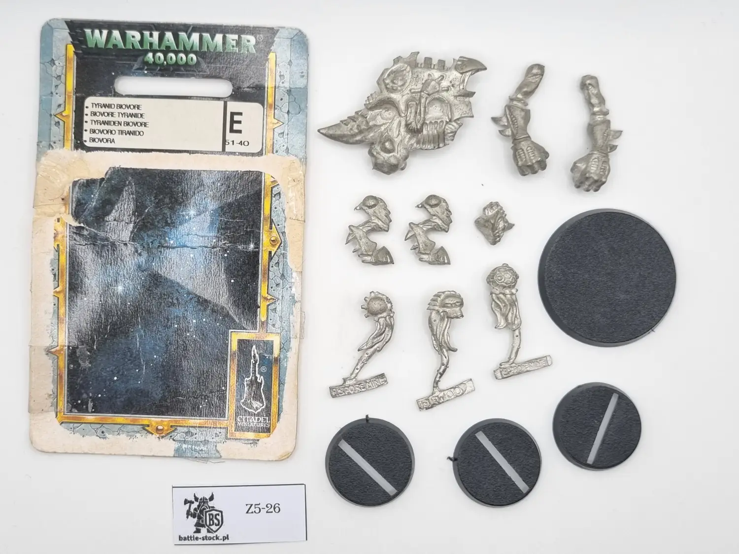 Tyranid biovore metal - podwójna lewa noga